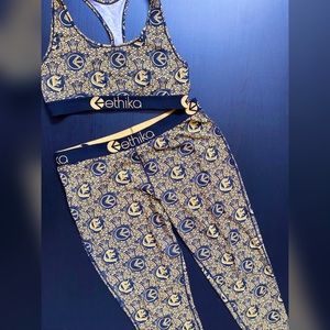 ETHIKA Royalty 2 Sports Bra and Womens Legging SET